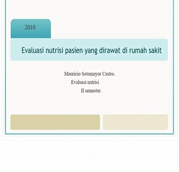 Evaluasi Nutrisi