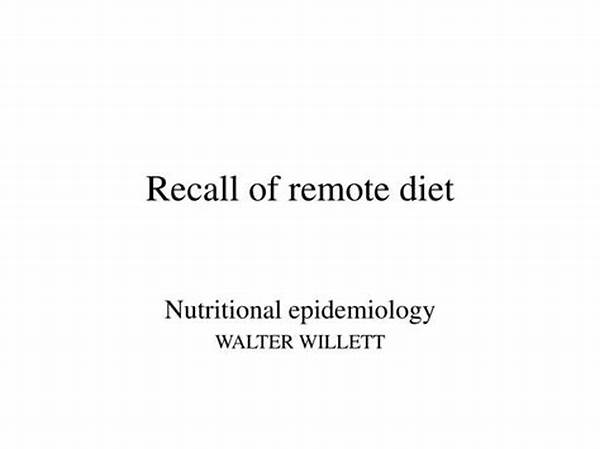 Remote Diet