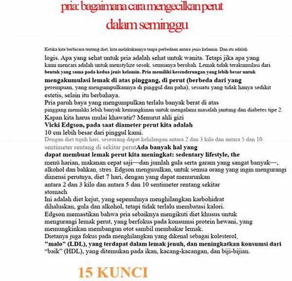 Diet Untuk Pria